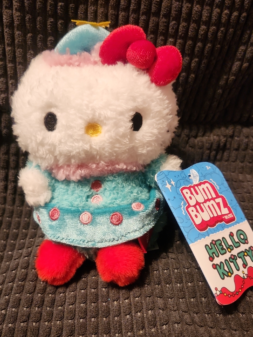 NWT Hello Kitty X Bumbumz 4.5" Christmas  Tree Plush Toy 🇺🇸